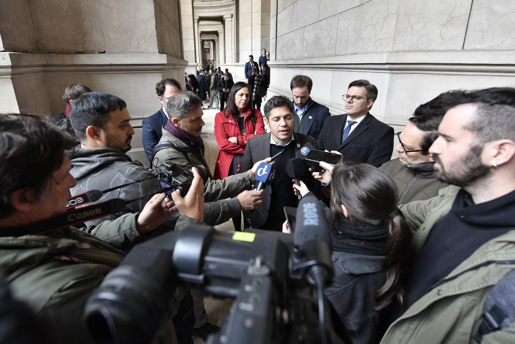 Kicillof participó de una nueva audiencia en la Corte Suprema por los fondos adeudados del Gobierno Nacional