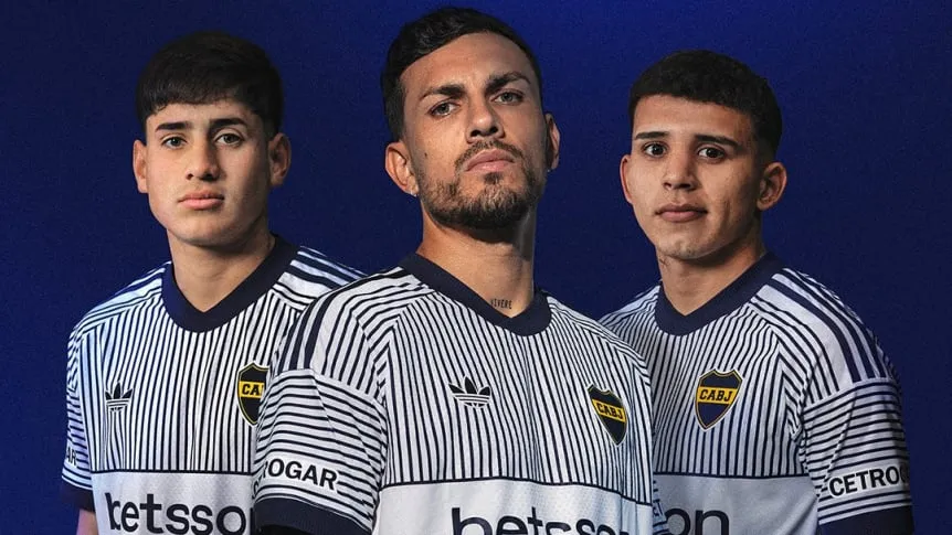 Boca presentó su nueva camiseta alternativa inspirada en sus orígenes